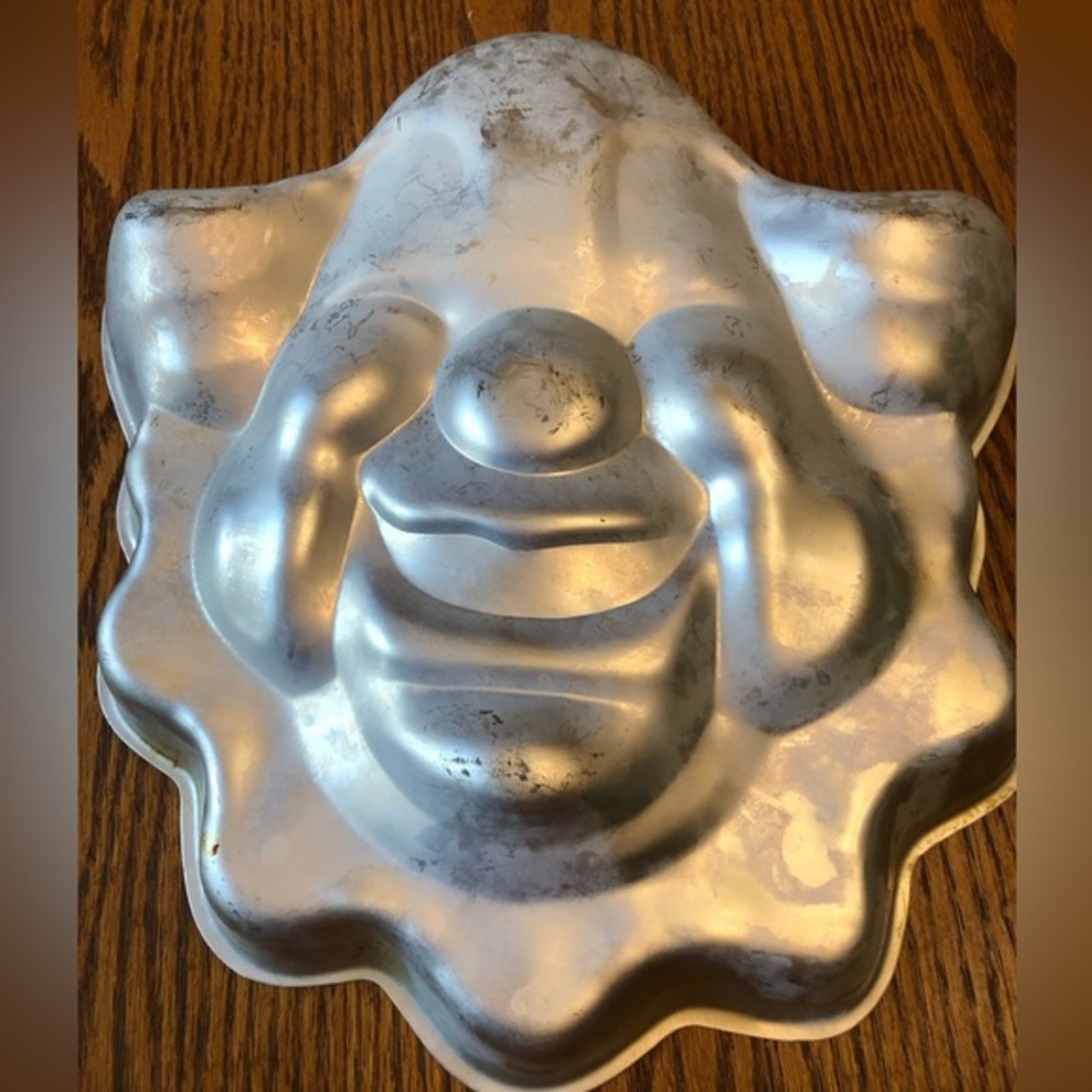 Vintage Retired Wilton Clown Face Baking Pan